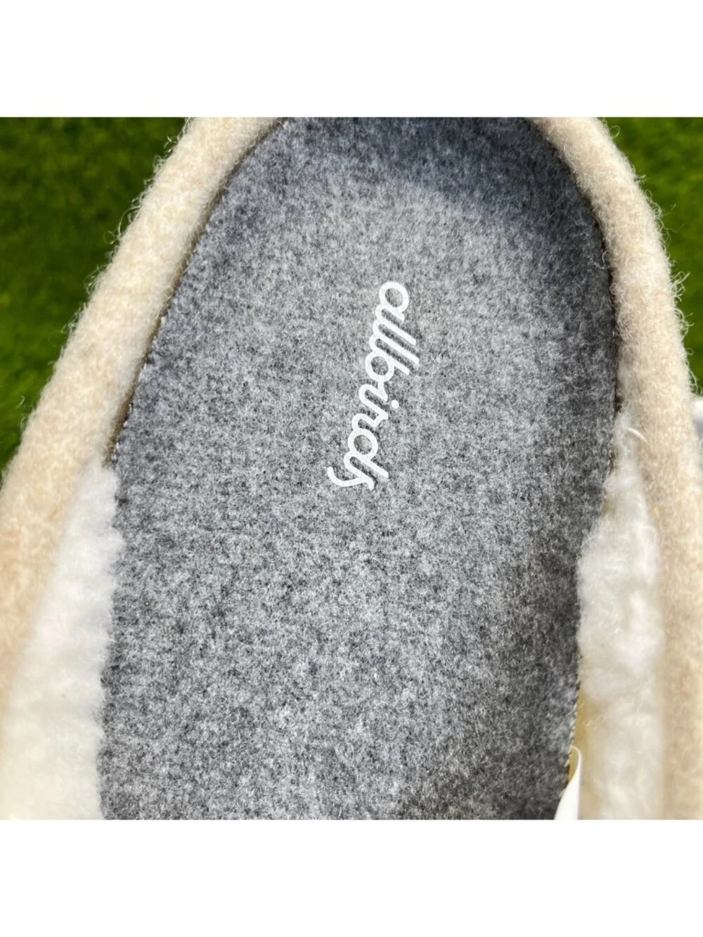Allbirds Wool Slippers Mens Size 9 Light Tan Casual Comfort Slip On Mule Shoes